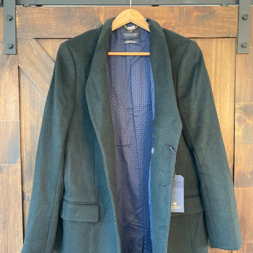 Mens SCOTCH & SODA Classic Coat (NWT) - Picture 3 of 4